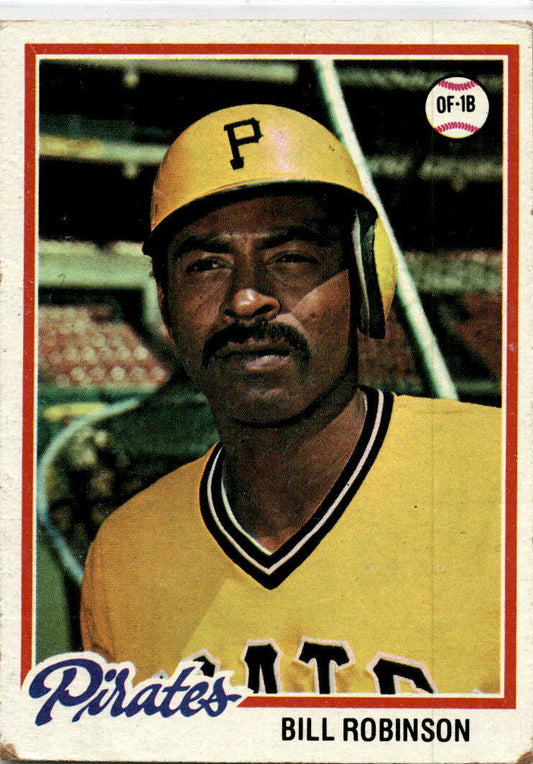 1978 Topps #455 Bill Robinson Pittsburgh Pirates