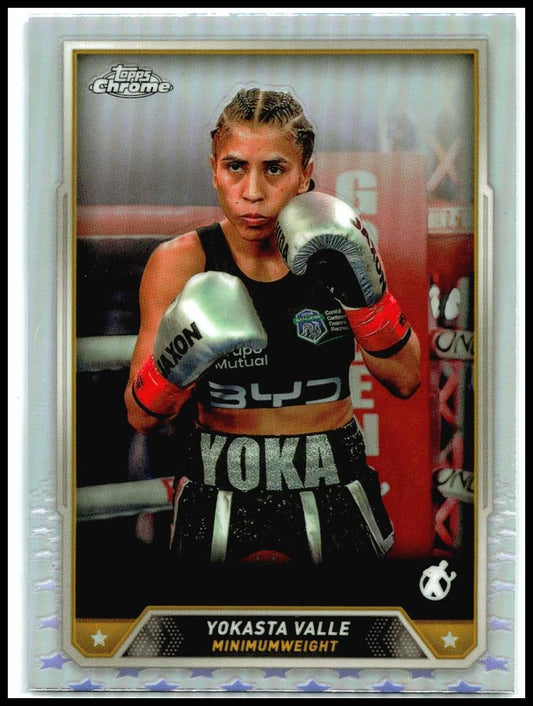 2024 Topps Chrome Boxing Refractor #74 Yokasta Valle