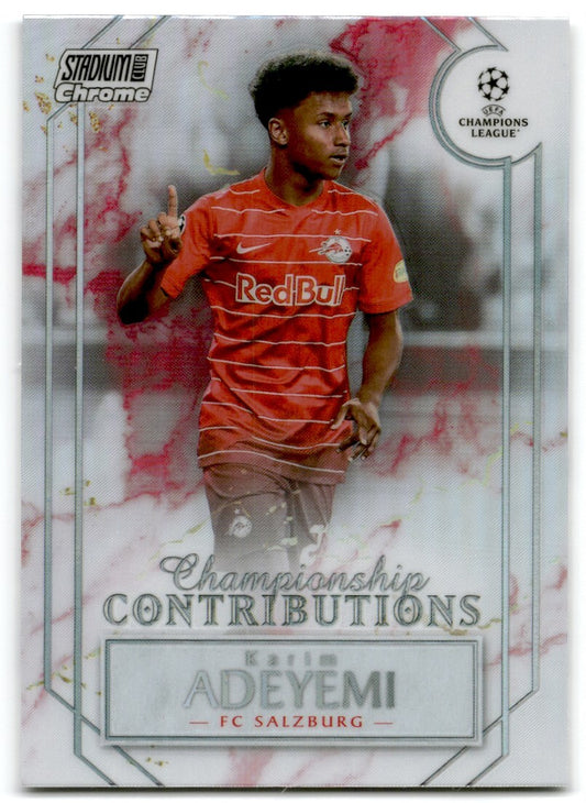 2021 Stadium Club Chrome UEFA Champions League Championship Contributions Karim