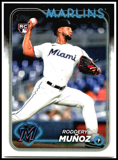 2024 Topps Update #US322 Roddery Muñoz Rookie Miami Marlins