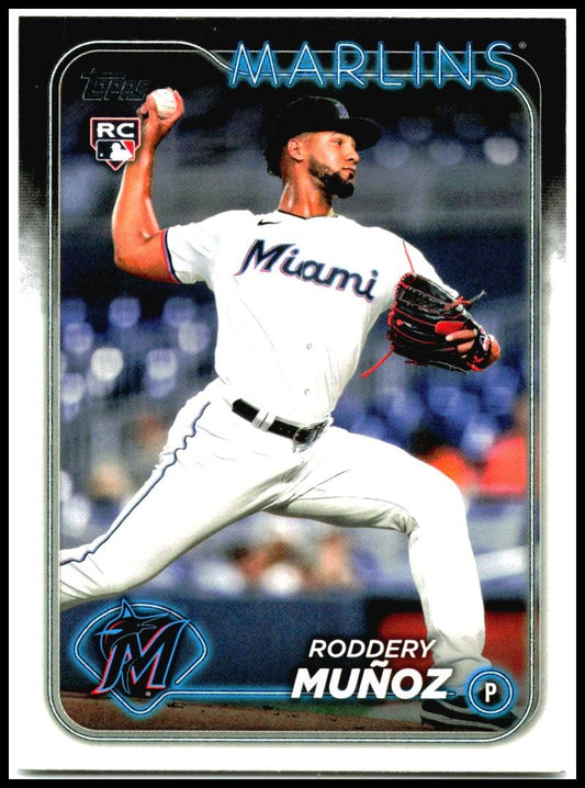 2024 Topps Update #US322 Roddery Muñoz Rookie Miami Marlins