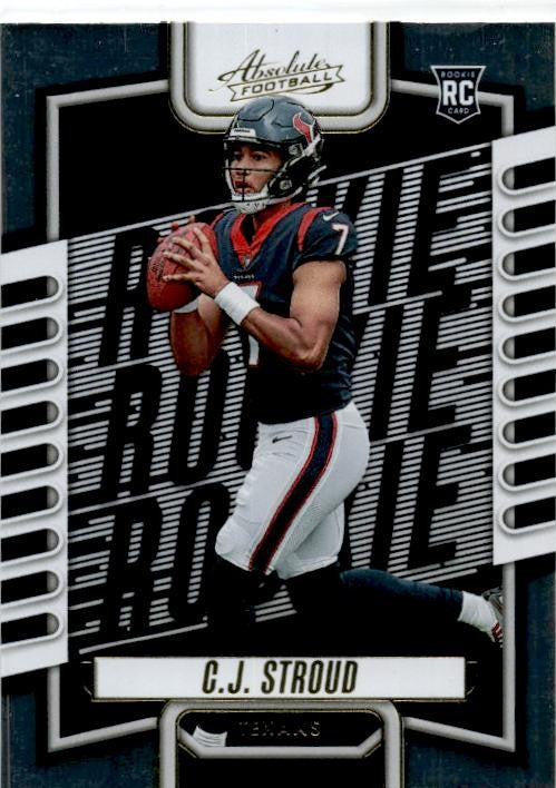 2023 Panini Absolute Gold Foil #102 C.J. Stroud Rookie Houston Texans