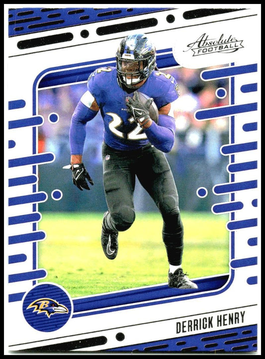 2024 Panini Absolute #8 Derrick Henry Baltimore Ravens