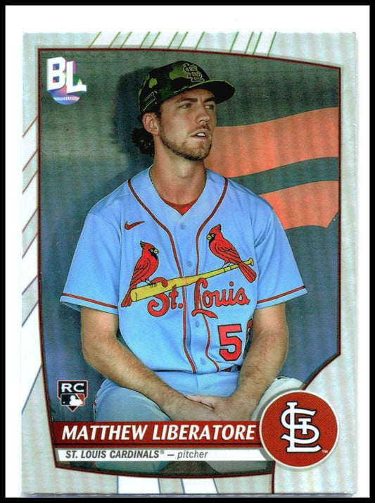 2023 Topps Big League Rainbow Foil #209 Matthew Liberatore Rookie St. Louis
