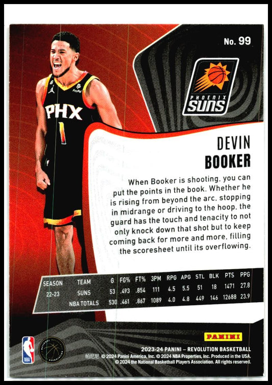 2023-24 Panini Revolution #99 Devin Booker Phoenix Suns