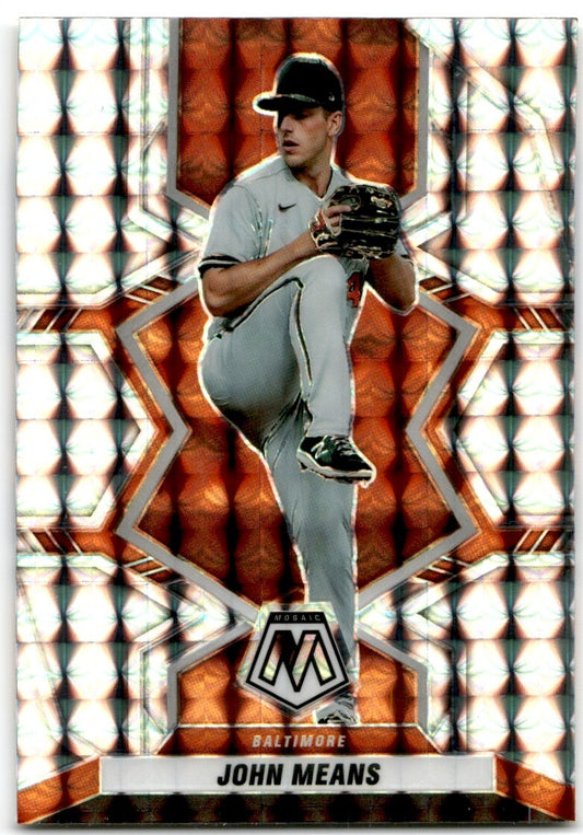 2021 Mosaic Silver Prizm John Means Baltimore Orioles #15