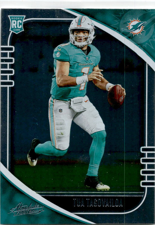 2020 Panini Absolute #194 Tua Tagovailoa RC Miami Dolphins