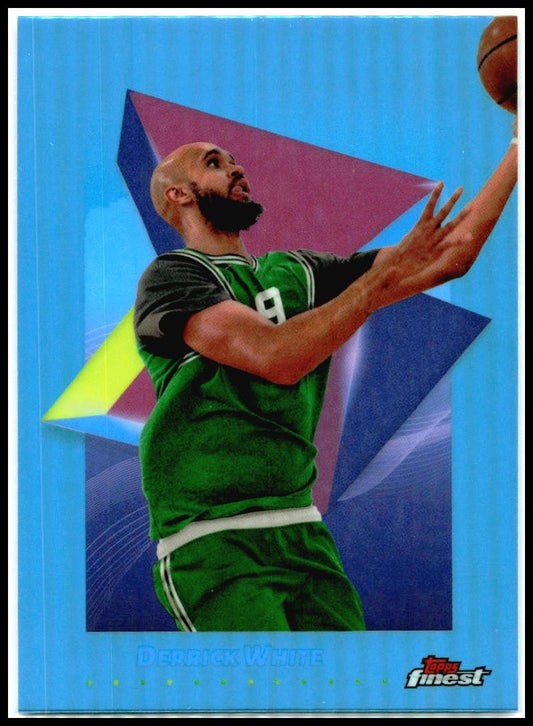 2024-25 Topps Finest Sky Blue #7 Derrick White Boston