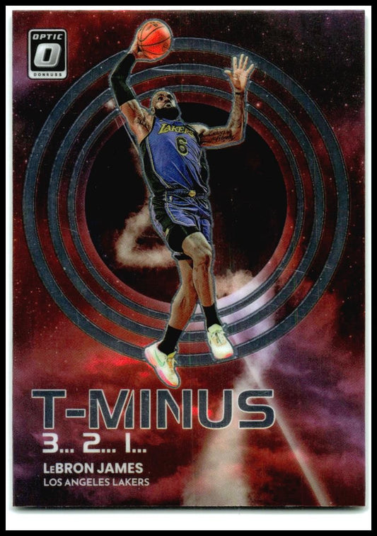 2022-23 Donruss Optic T-Minus 3...2...1... #15 LeBron James Los Angeles Lakers