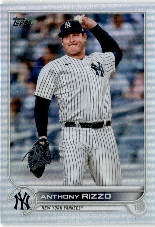 2022 Topps Rainbow Foil #242 Anthony Rizzo New York Yankees