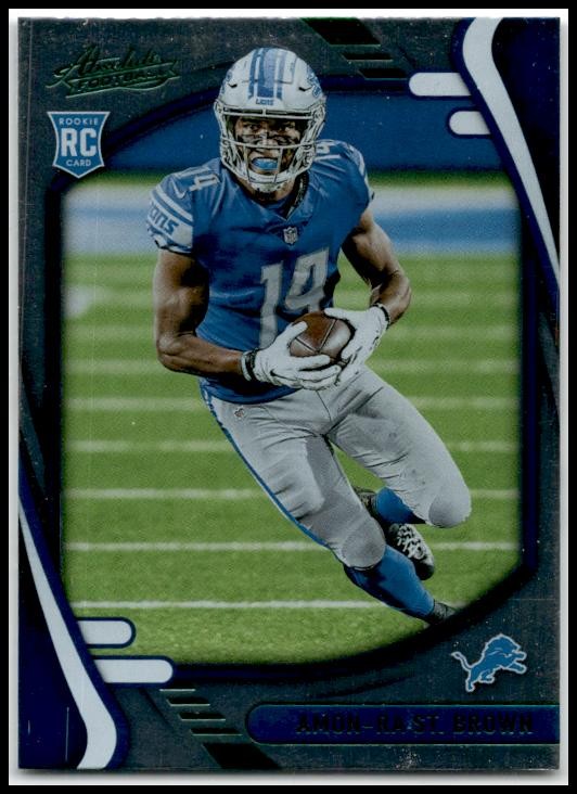 2021 Panini Absolute Green #131 Amon-Ra St. Brown Detroit Lions