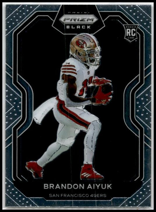2020 Panini Chronicles Prizm Black #PB-14 Brandon Aiyuk San Francisco 49ers
