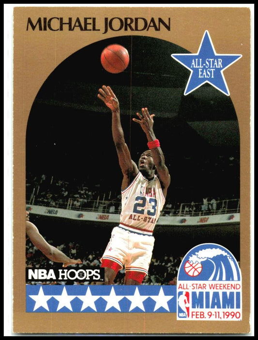 1990-91 Hoops #5 Michael Jordan Chicago Bulls