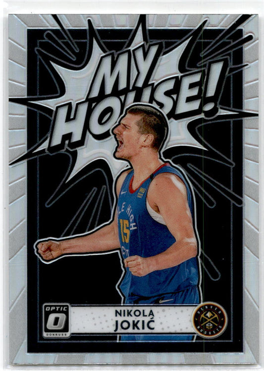 2020 Donruss Optic My House Holo #9 Nikola Jokic Denver Nuggets