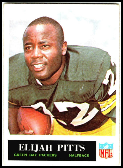 1965 Philadelphia #80 Elijah Pitts Rookie Green Bay Packers