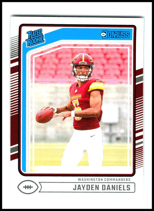 2024 Donruss #389 Jayden Daniels Rookie Washington Commanders