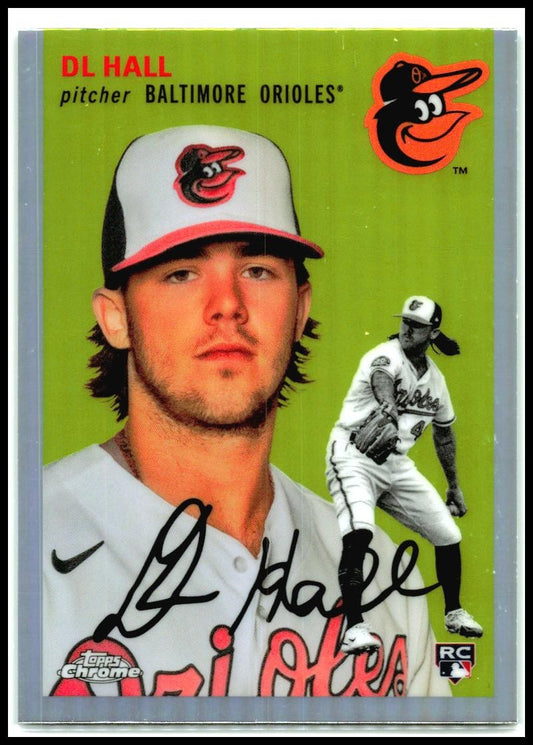 2023 Topps Chrome Platinum Anniversary Refractor #72 DL Hall Rookie Orioles