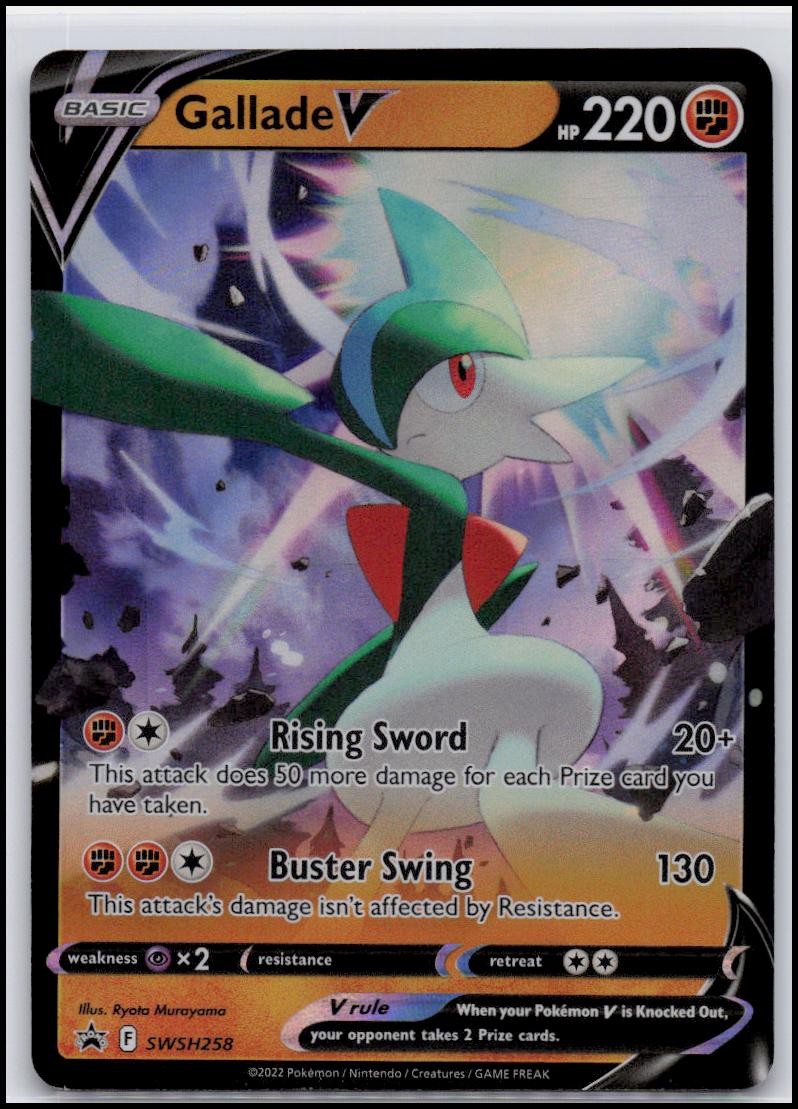 SWSH: Sword & Shield Promo Cards #SWSH258 Gallade V