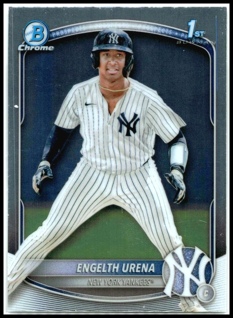 2025 Bowman Chrome Prospects #BCP-16 Engelth Urena New York Yankees