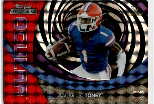 2021 Wild Card Alumination Ocular #OC-19 Kadarius Toney Cleveland Browns
