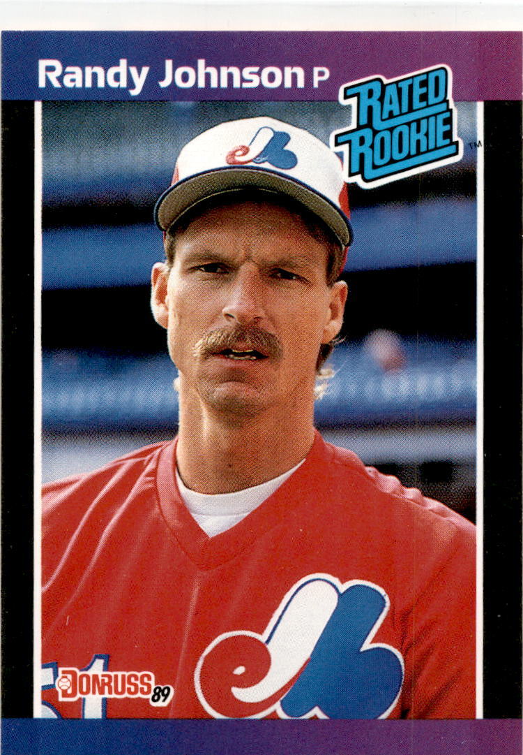 1989 Donruss #42 Randy Johnson Rookie Expos