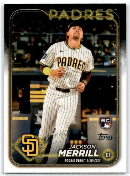 2024 Topps Update #US169 Jackson Merrill San Diego Padres