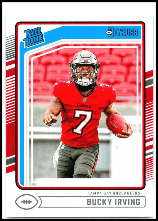 2024 Donruss #301 Bucky Irving Rookie Tampa Bay Buccaneers