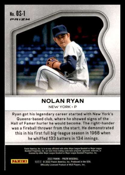 2022 Prizm #OS-1 Old School Nolan Ryan