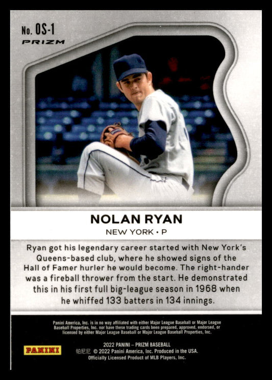 2022 Prizm #OS-1 Old School Nolan Ryan