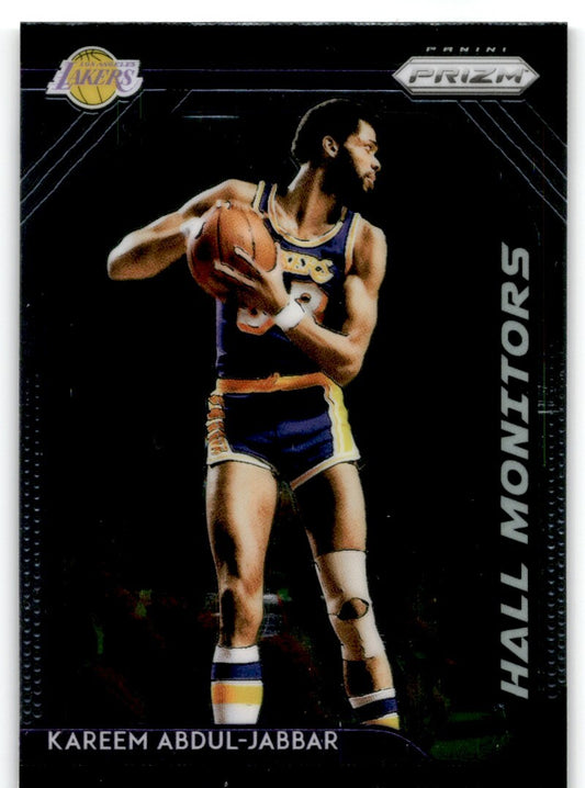 2018-19 Panini Prizm Hall Monitors Kareem Abdul-Jabbar Los Angeles Lakers #9