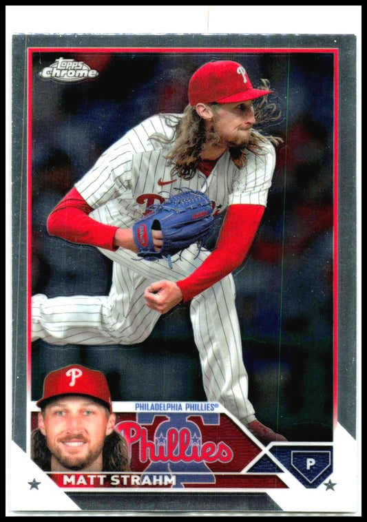 2023 Topps Chrome Update #USC104 Matt Strahm Philadelphia Phillies