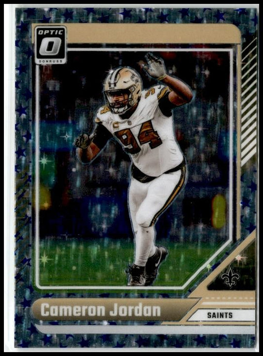 2024 Donruss Optic Stars #144 Cameron Jordan New Orleans Saints