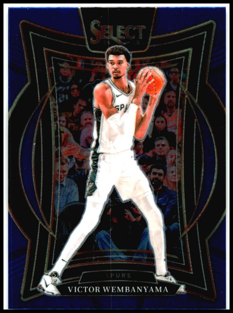 2024-25 Panini Select Blue #9 Victor Wembanyama San Antonio Spurs
