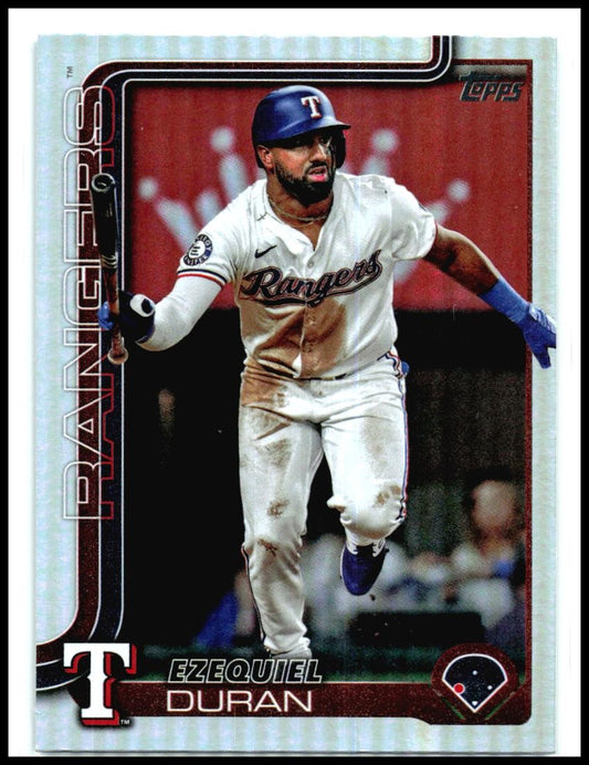 2025 Topps Rainbow Foil #589 Ezequiel Duran Texas Rangers