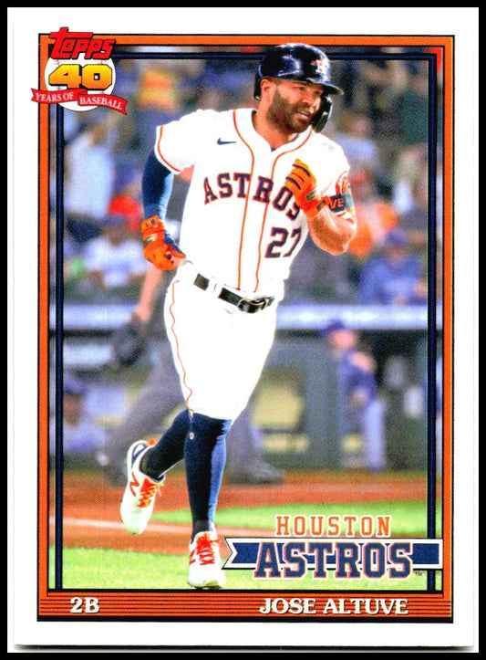 2021 Topps Archives #186 Jose Altuve Houston Astros