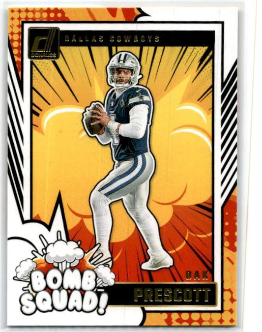 2024 Donruss Bomb Squad #34 Dak Prescott Dallas Cowboys