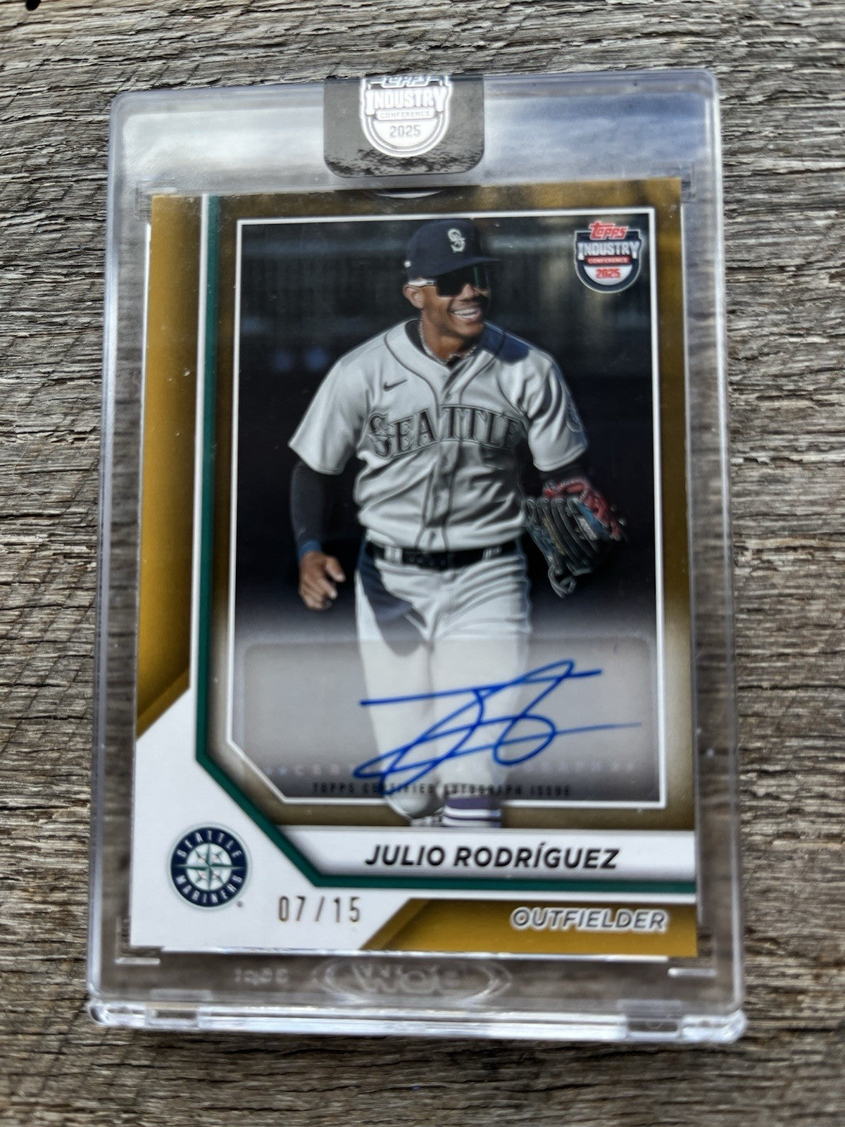 2025 Topps Industry Conference Julio Rodriguez Auto /15 Seattle Mariners
