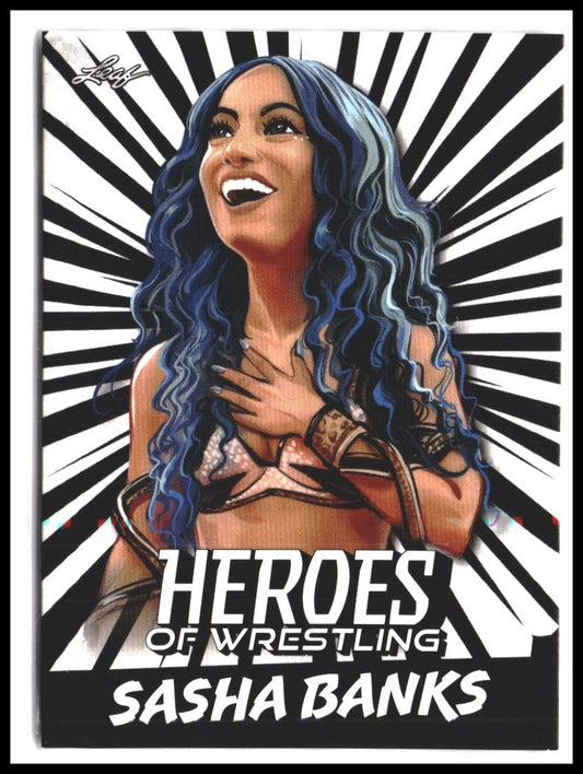 Sasha Banks #B-8 2023 Leaf Heroes of Wrestling