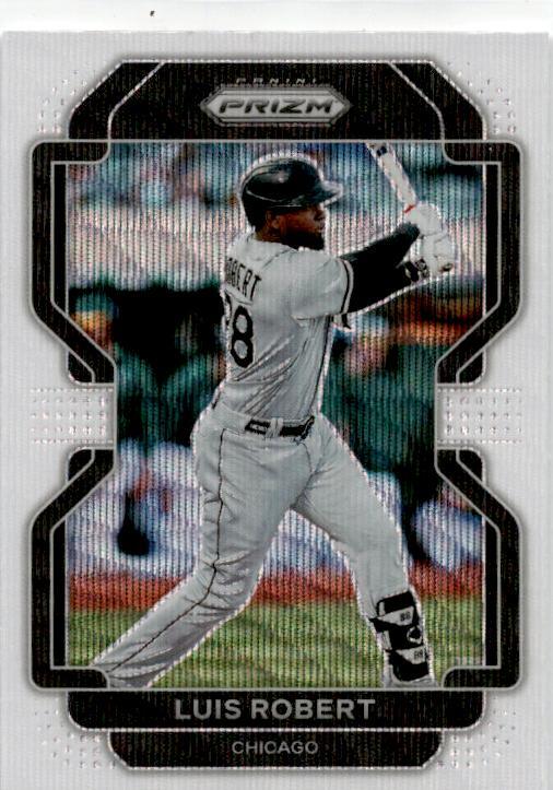 2022 Panini Prizm White Wave Prizm #196 Luis Robert Chicago White Sox