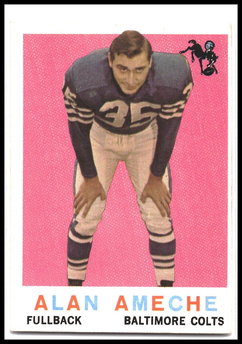 Alan Ameche #30 1959 Topps