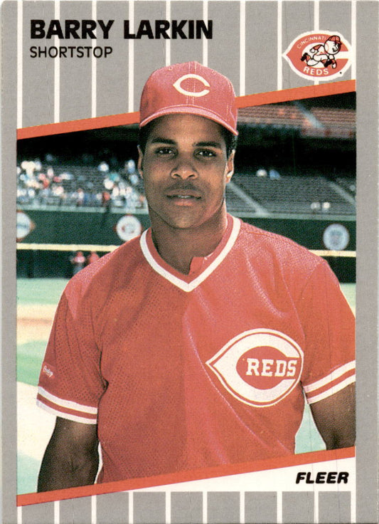1989 Fleer #164 Barry Larkin Cincinnati Reds