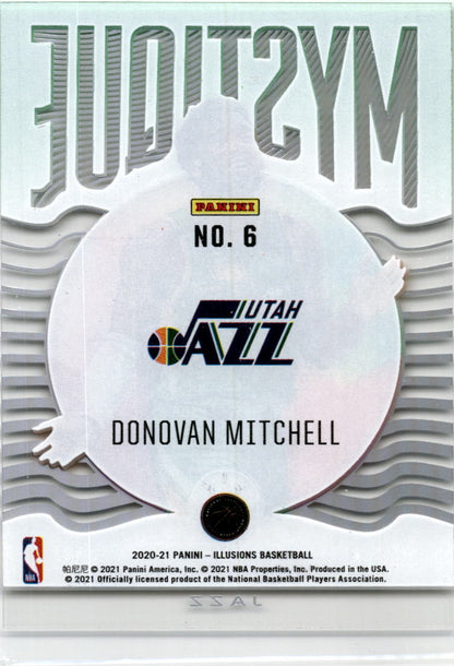 2020 Panini Illusions Mystique Emerald  #6 Donovan Mitchell Utah Jazz