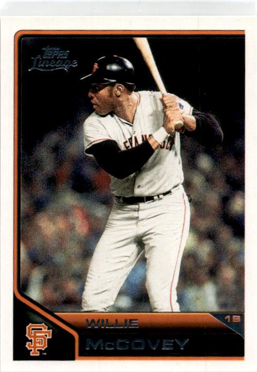 2011 Topps Lineage #57 Willie McCovey San Francisco Giants