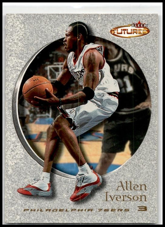 2000-01 Fleer Futures #52 Allen Iverson Philadelphia 76ers