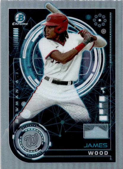 2024 Bowman Bowman A.I. #BAI-17 James Wood Washington Nationals