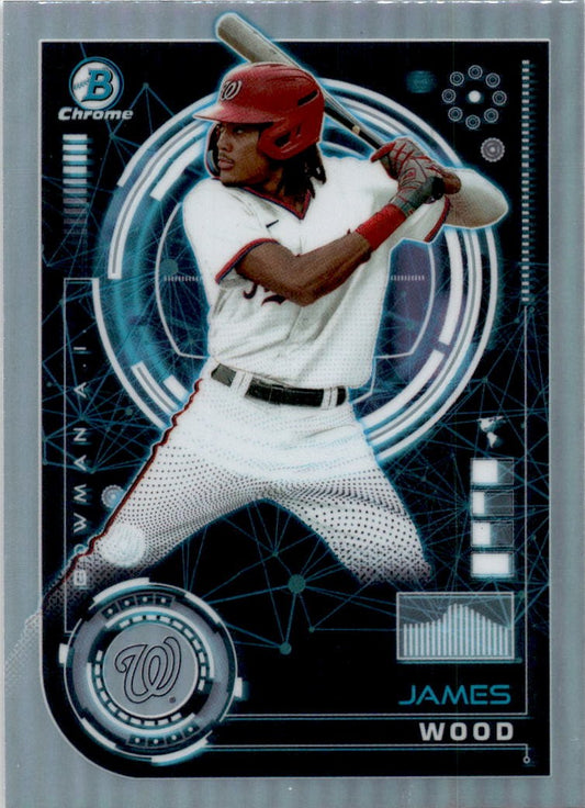 2024 Bowman Bowman A.I. #BAI-17 James Wood Washington Nationals