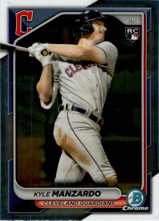 2024 Bowman Chrome #86 Kyle Manzardo Cleveland Guardians