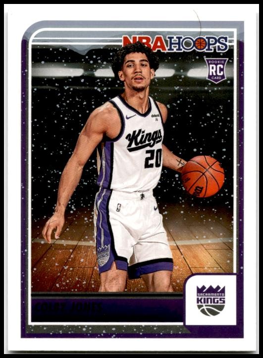 2023-24 Hoops #270 Colby Jones Rookie Sacramento Kings