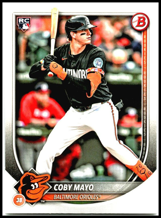 2025 Bowman #37 Coby Mayo Rookie Baltimore Orioles