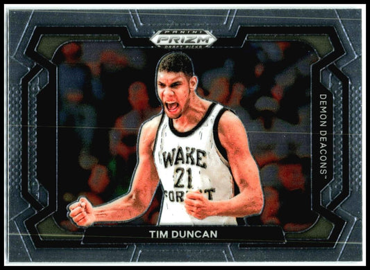 2024 Panini Prizm Draft Picks Variation #63 Tim Duncan Wake Forest Demon Deacons